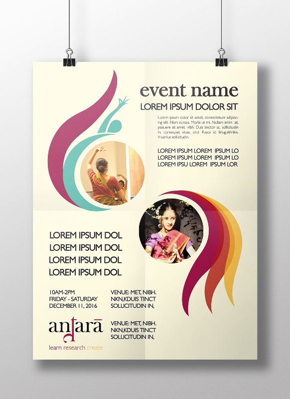 Poster Template for Collaborative Events